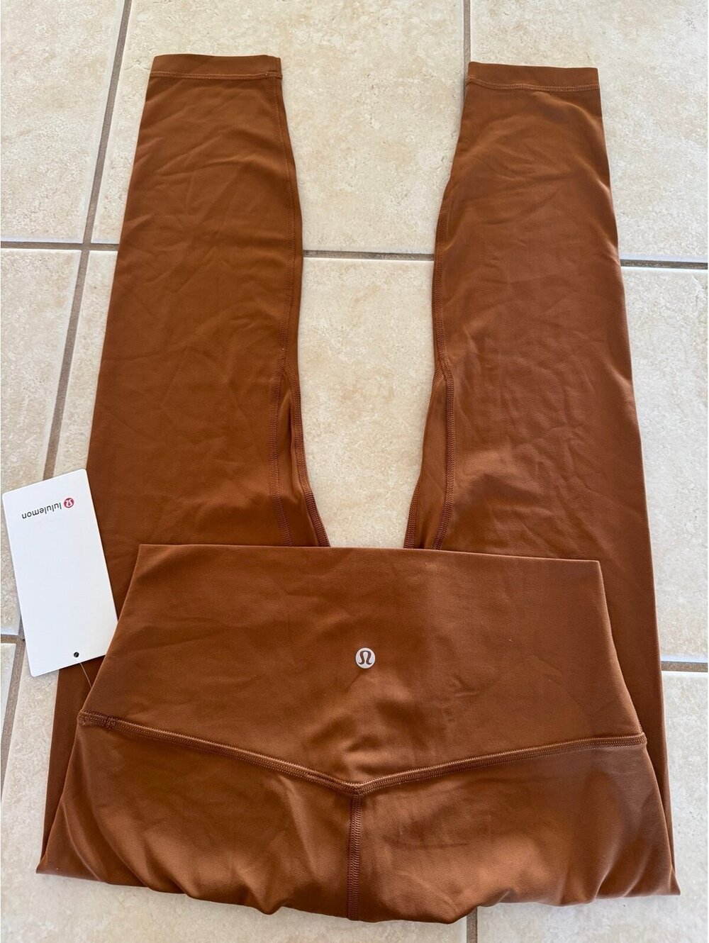 Lululemon Align High Rise 25” Cooper Brown Size 8 NWT